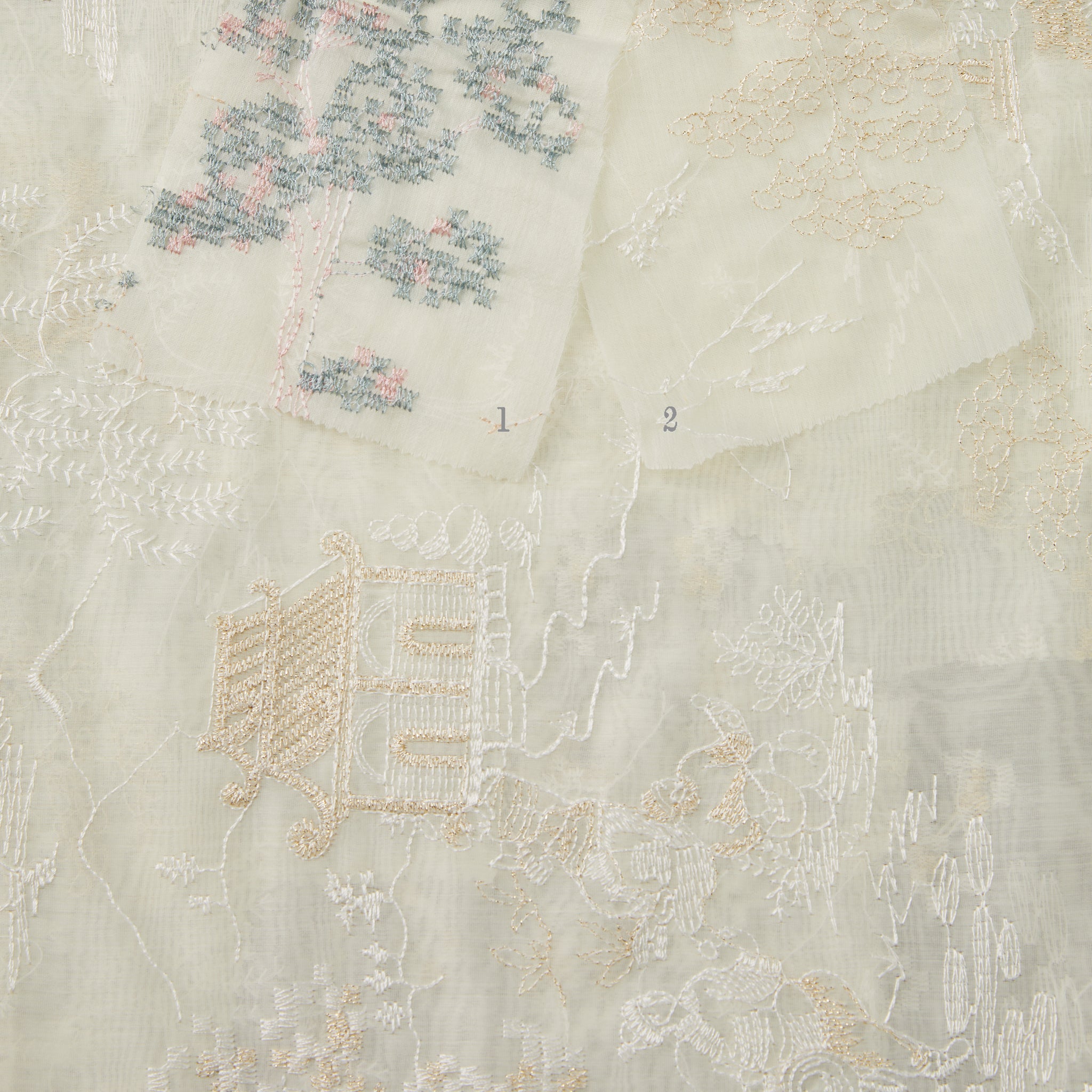 Embroidered Nylon Fabric