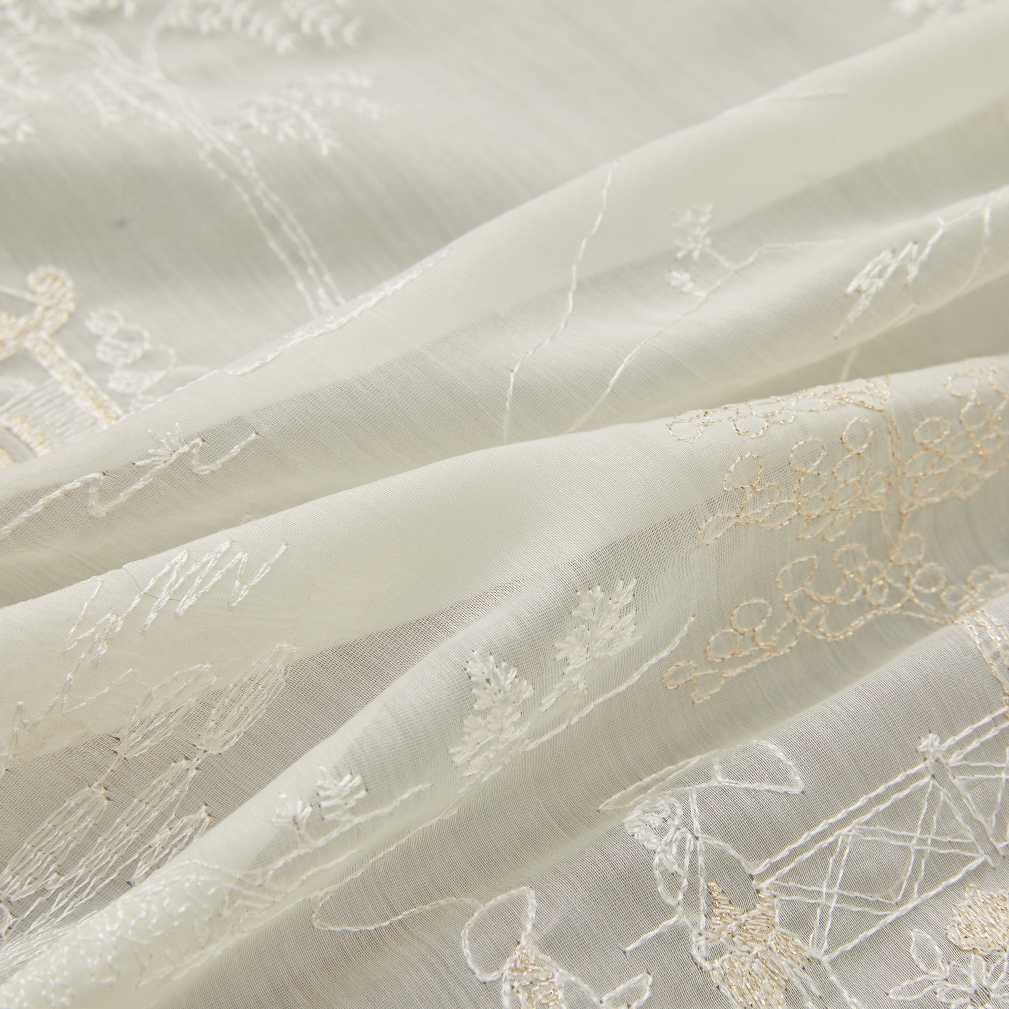 Embroidered Nylon Fabric