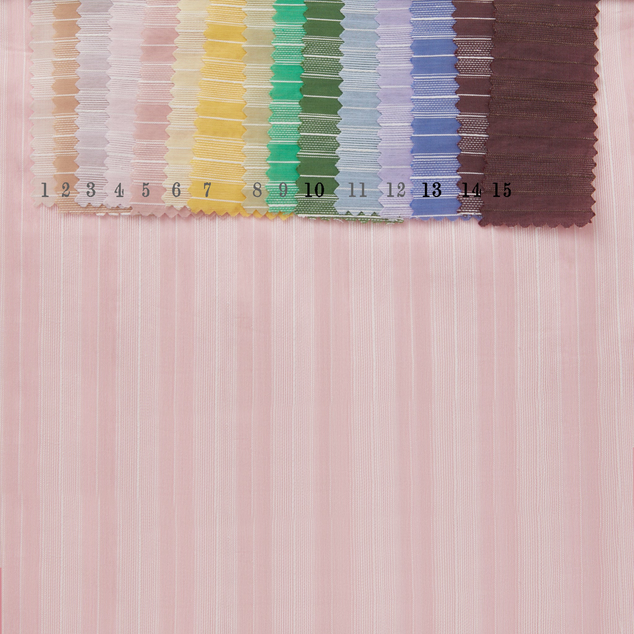 Cotton Blend Hairline Striped Fabric