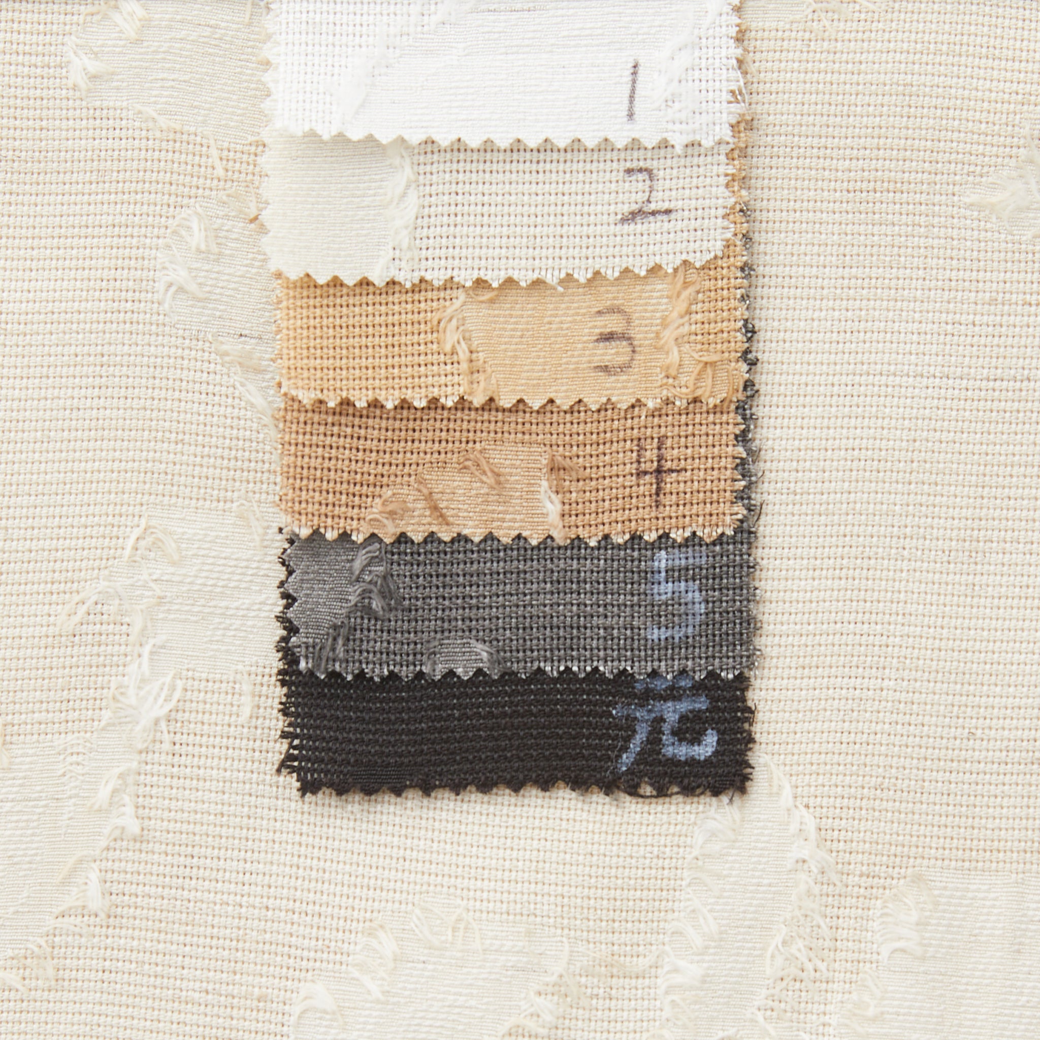 Linen Blend Jacquard Fabric