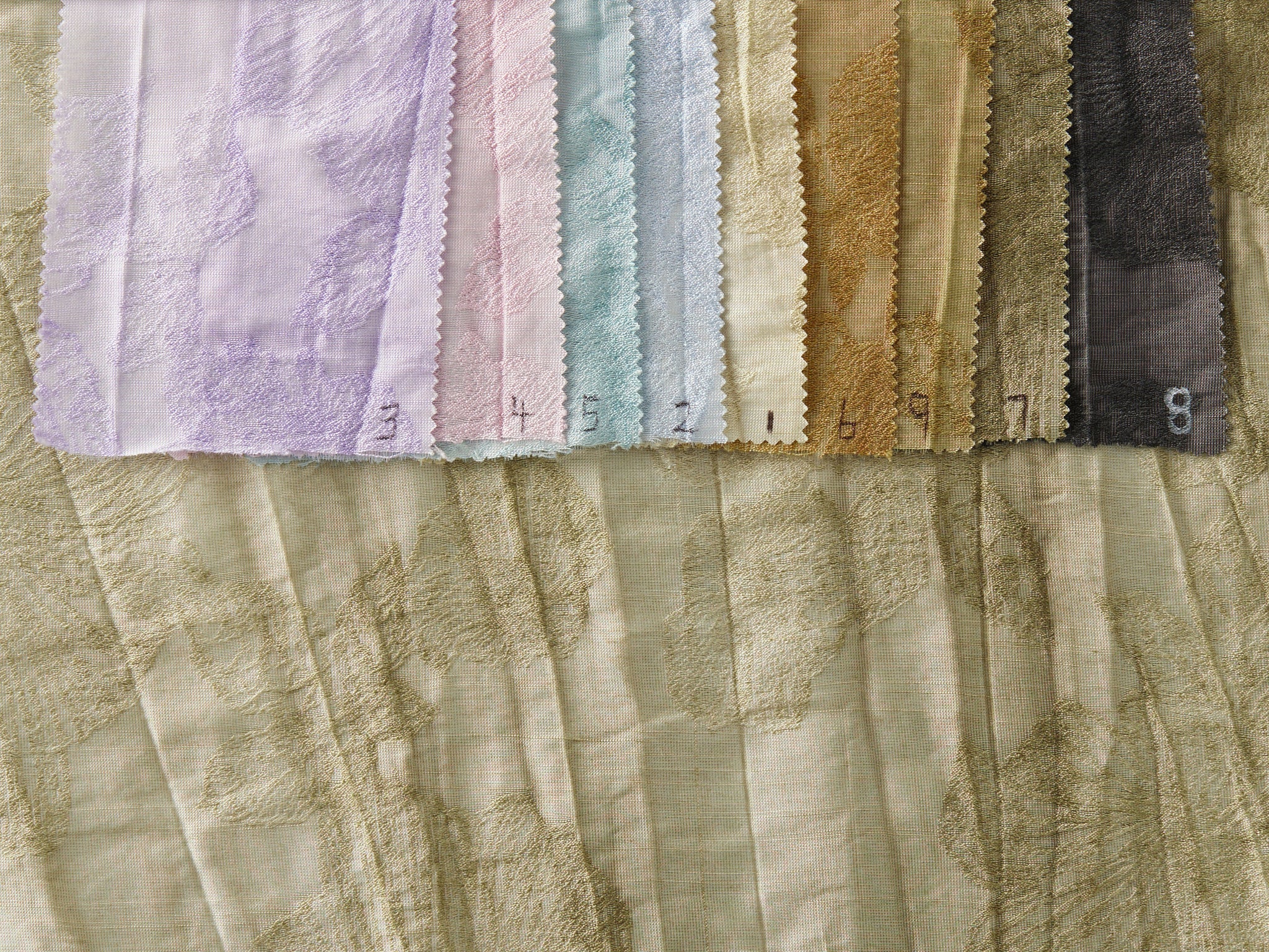 Refined Viscose Brocade Linen Blend