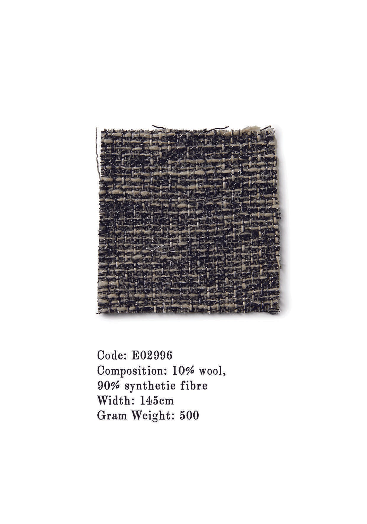 Wool Blend Tweed Fabric