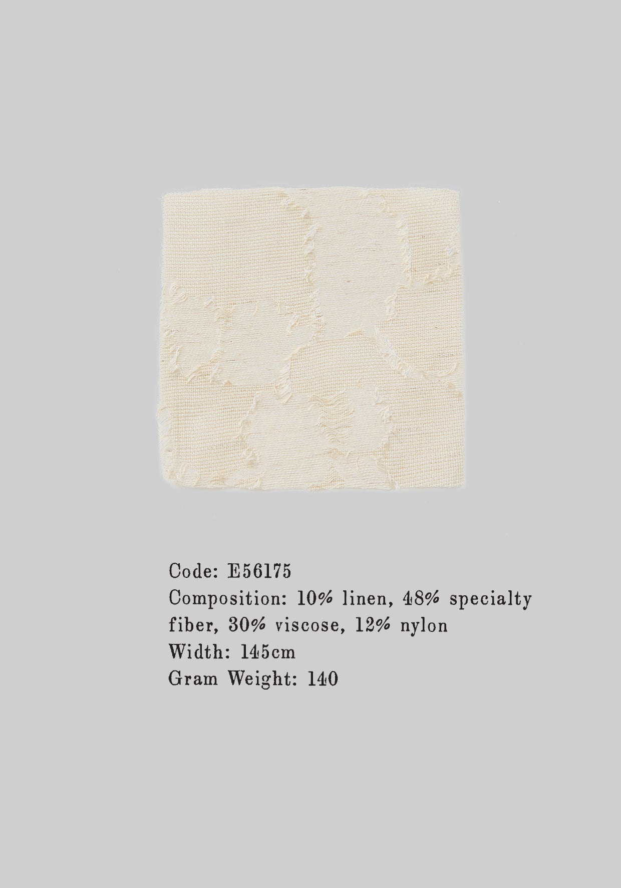 Linen Blend Jacquard Fabric