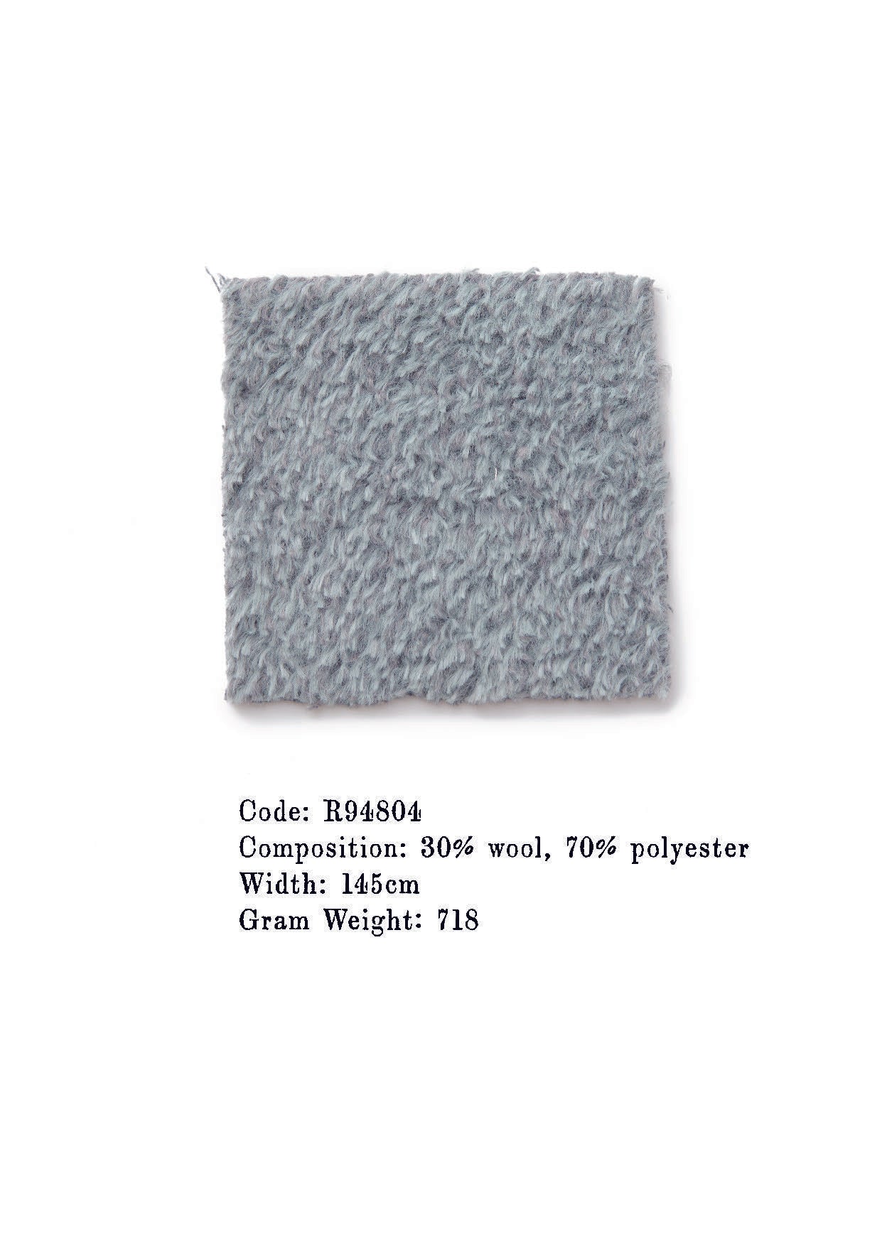 Wool Blend Plush Fabric