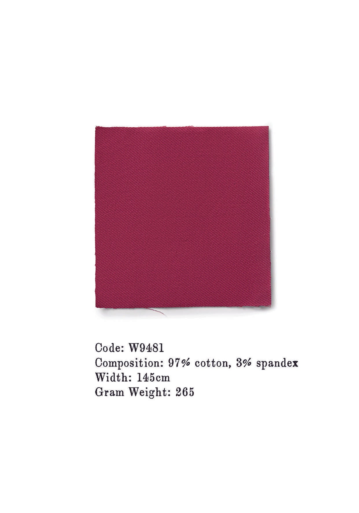 Cotton Spandex Twill Fabric