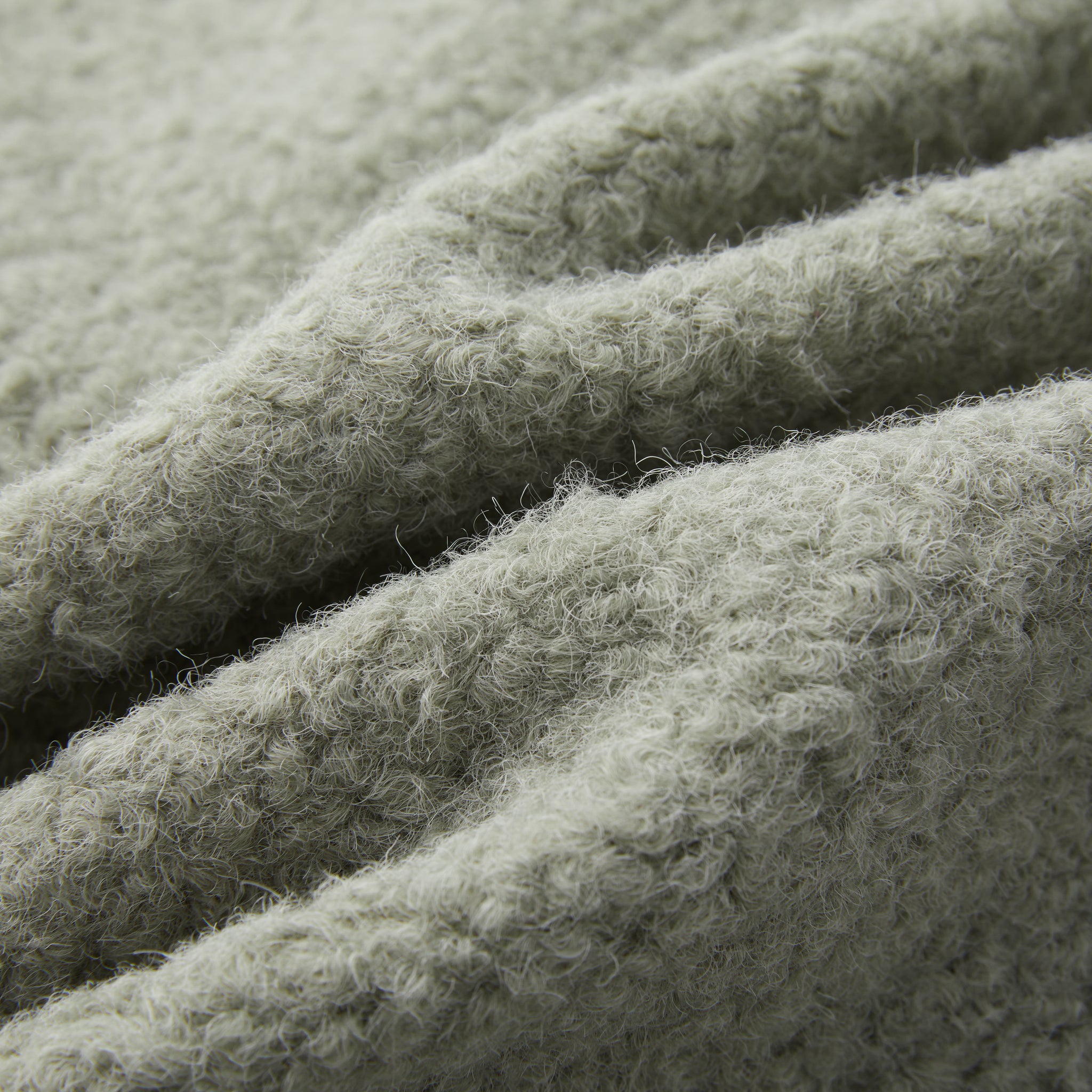 Mohair-Polyester Blend Fabric